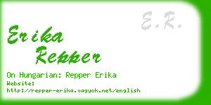 erika repper business card